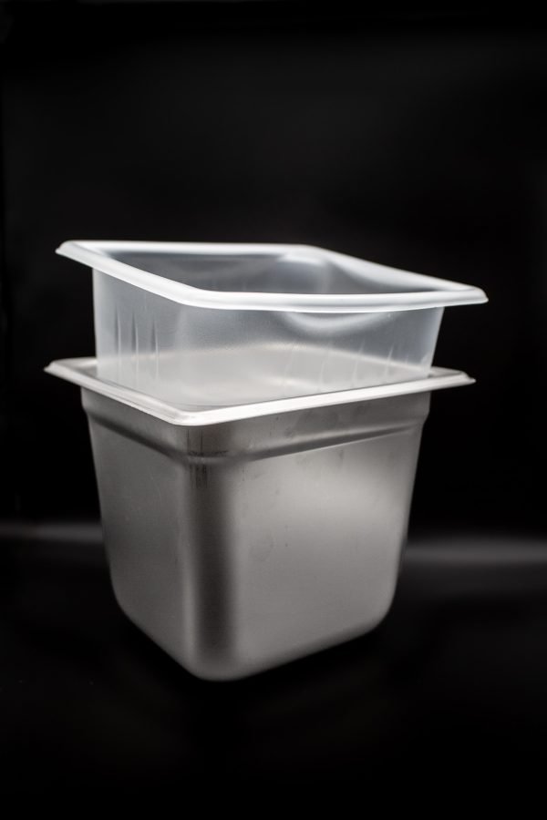 One-Sixth 1/6 Liner in Stainless Steel Pans